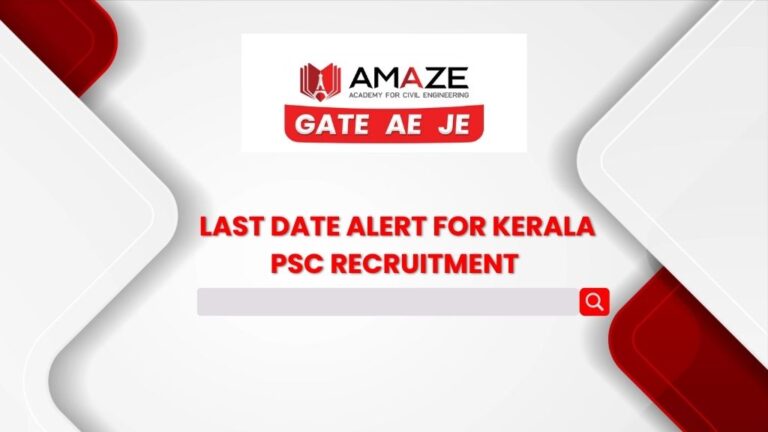 Kerala PSC Notification 2024 | Last Date Alert For Kerala PSC ...