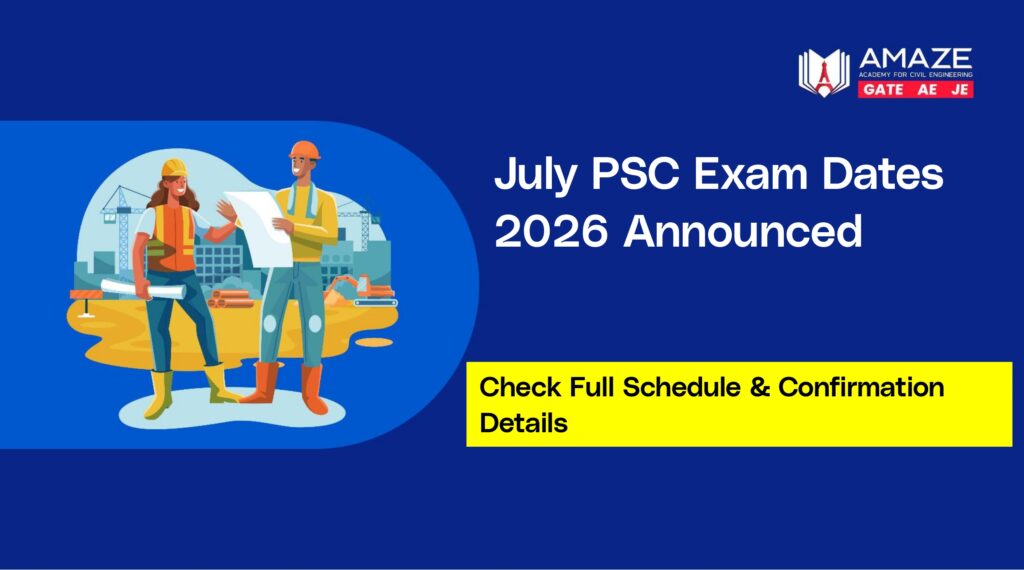 July psc exam dates