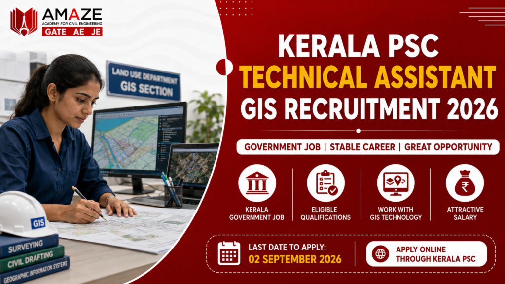 Kerala PSC Technical Assistant GIS Notification
